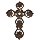 Rustic Deco 9 75  Wall Hanging Cast Iron Cross Gothic Antique Style Christian