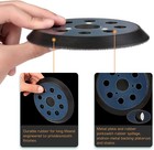 2x 5inch Orbital Sander Replacement Pad Hook Loop For Dewalt makita porter Cable