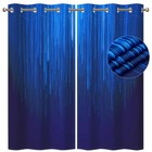 100  Blackout Curtains 2 Panels Set Double Layer Thermal Insulated Window Drapes