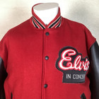 Vtg 1999 Elvis Presley In Concert Varsity Letterman Jacket - Men s Small