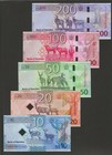 Namibia  10 20 50 100 200 Dollars 2025  P-20a 21a 22a 23a 24a Complete Set  Unc 