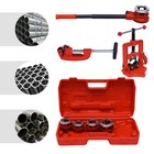 Pipe Threader Ratchet Type With 5 Dies And Pipe Cutter Plumbing Hand Tools Sale 