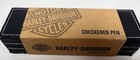 Harley-davidson Waterman Checkerboard Ballpoint Pen Orange White Boxed
