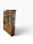 Vintage Thomasville Oak China Cabinet Glass Display Hutch Curio 83 5    Tall