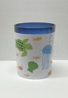 Jumping Beans Fish Tales Waste Basket Kids Nautical Theme - Vgc