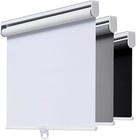 Cordless Roller Shades Blackout Blinds For Windows Room Darkening Rolled Up S   