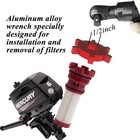 Felisbieti Mercury Verado optimax Fuel Filter Wrench Removal Tool 1 2 Red 