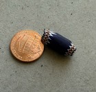6 Layer Venetian Chevron Glass Trade Beads Authentic Vintage