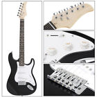 Full Size 39   Black Electric Guitar   Amp Case Accessories Beginner Starter