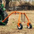 Titan Attachments Towable Log Arch  Log Dolly For Skidding  Utv atv Attachments