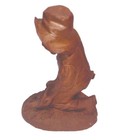 Creations Tom Shelar 1994 Vtg Resin Wood Gold Panning Sculpture Western American