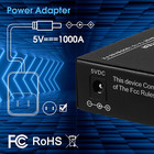 Fiber To Ethernet Media Converter With Gigabit Multi-mode Sfp Lc Module  1 25   