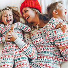 Christmas Adult Kids Baby Pyjamas Nightwear Family Matching Sleepwear Xmas Sets