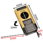 Lubinski Torch Cigar Lighter V-cut 2 Jet Flame Butane Cigar Punch Holder Needle