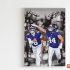 Jaxson Dart Cam Skattebo Poster  Football Wall Art  Sports Fan Gift 24x36