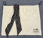 Lot Of 2 Coach Signature Dust Cover Bag 15x19   Silk Twilly Scarf Reversible Bag