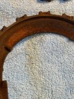 4 John Deere H696b Cast Iron Planter Plates Farm Plot Corn Steampunk Gears Vtg
