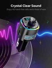 Nulaxy Bluetooth Fm Transmitter For Car Qc3 0 Fast Charge Bluetooth Car Adapt   