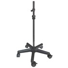 Dress Form Wheeled Base Accessory - Adjustable Rolling Stand With Lockable