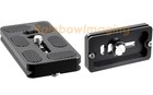 2 X 70mm Quick Release Plate Arca-swiss Type For Canon Nikon Sony Fujifilm Dslr