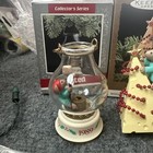 Lot 2 Vtg Hallmark Light Up Chris Mouse Tree 1995  cookout 1989 Xmas Ornaments