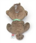 Fisher Price My Little Snugamonkey Brown Monkey Stuffed Plush Animal Green Bow