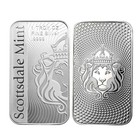 The Onelion King Bar 1oz 999 Fine Silver Bullion Coin Collectible Block