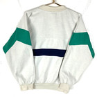 Vintage Team Adidas Sweatshirt Crewneck Size Large White Big Logo Trefoil 90s