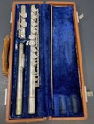 Vintage   Antique  F e  Olds Ambassador Flute Silver With Case  100  Authentic