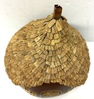 Handmade Gourd Fairy Troll House Ooak Folk Art Removable Roof 8    Tall