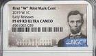 2019 W Lincoln Cent Proof Ngc Pr69 Rd Early Releases Portrait Label
