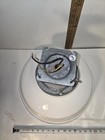 16 5    X 12  Porcelain Industrial Stonco Pendant White Vintage Light  3 Of 3 Vgc 