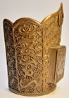 Antique 19th Century Estate 800 Silver Cuff Bracelet W  Unique Compartment -100g
