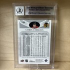 Chris Chelios Autograph Sp Signature Legends Chicago Blackhawks Beckett 10
