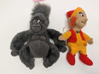 Lot Of 14 Disney Bean Bag Beanie Plush Gently Used No Tags Incl Nana  Terk  Pain