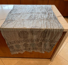 World Market Prayer Shawl Blue grey 100  Viscose New With Tags