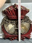 Mcm Vtg Finesse Originals Fiberglass French Spanish Shield Coat Of Arms Crown
