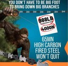 High Limb Rope Saw 53 In - Zero Effort 360 Arborist Rope Chain Saw - Limb Saw   