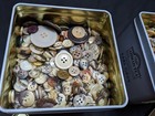 Large Lot Sewing Buttons 5 Lbs 12 Oz Mostly Browns Grays Creams Tortoiseshell