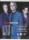 Nsync   Everclear Little   Father Trade Ad Poster For 1998 Cd Justin Timberlake