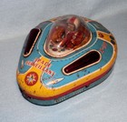 Vintage X-07 Space Surveillent Battery Operated Tin Toy  Old Modern Toys  Japan