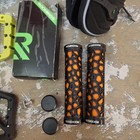 Rock Bros Bike Bicycle Pedals 12cgn Handlebar Grips 14aor Storage Saddle Bag Lot