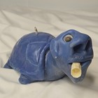 Rare Vintage 1970s Meepul Blue Turtle Candle - Unlit  Excellent Condition