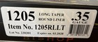 Bishop Da Vinci 1205rllt Needle Cartridges Long Taper Rl  35 20 Pack