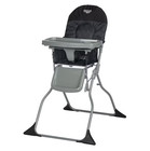 Cosco Kids Simple Fold Baby High Chair  Portable Feeding Chair  Black