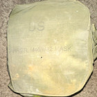 Us M40 m42 Gas Mask W  Carrier Bag  Filter  Lens Covers  Mk79 Mod2 Red  size M 