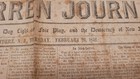 Antique Vintage Daily National Intelligence Warren Journal Newspapers 1863 1852