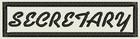 Custom Rectangle Name Patch  Tag  Label 4  X 1  - Iron On   Sew On - Fast Ship