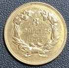 1857-p  3 Three Dollar Gold Princess  rare Date 