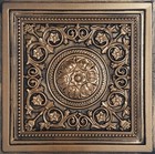 Washable Pvc Ceiling Tiles - 2  X 2  Lay-in Tile Mold Free  Majesty Bronze Black